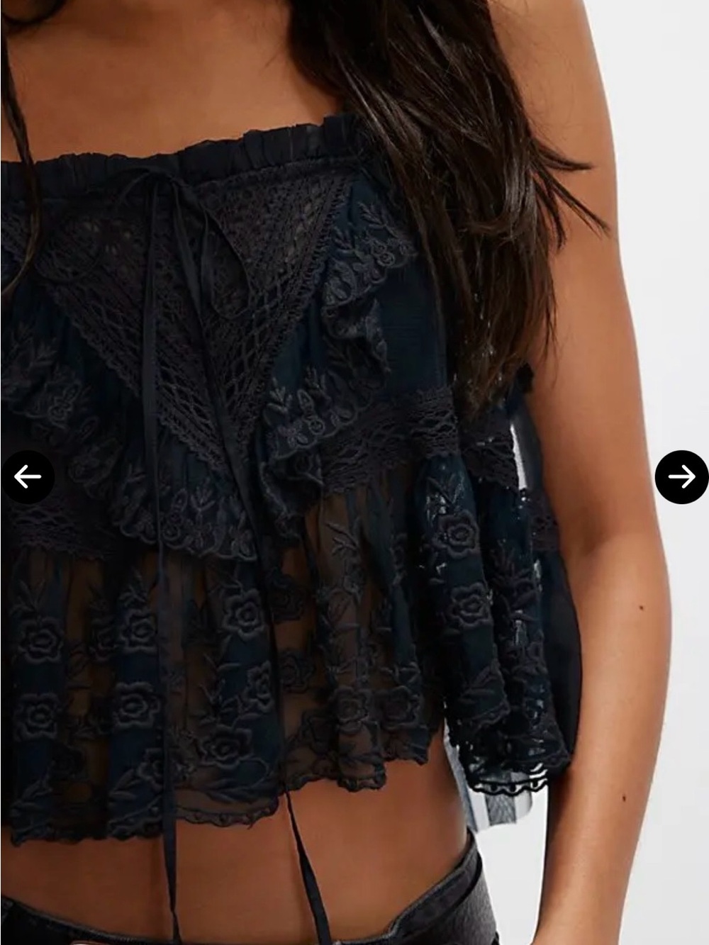 Free People Sofia Embroidered Tank